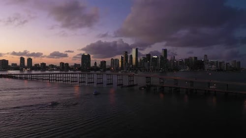 Miami at Evening Twilight