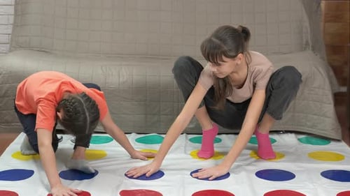 Enjoying twister.