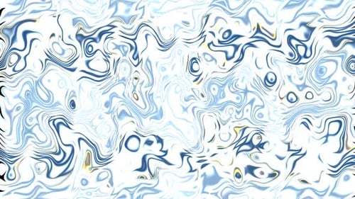 Abstract Fluid Blue and White Morphing Motion Background