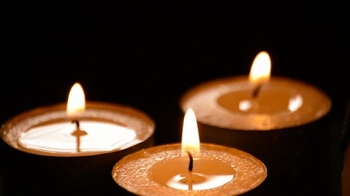 Burning Tea Candles Creating Serene Ambiance