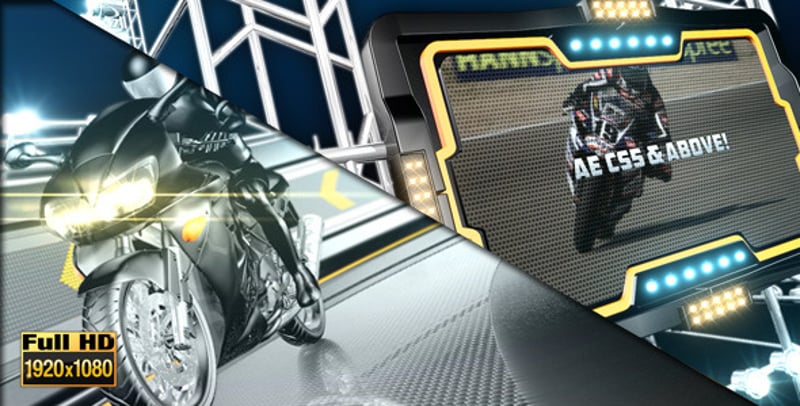 Motorcycle Video Templates for After Effects Logo Reveals & Openers