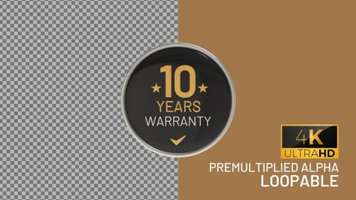 10 Years Warranty Badge