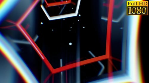 Geometric Tunnel Vj Loops V1