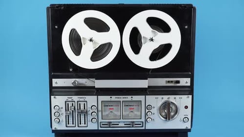 Vintage Reel-to-Reel Tape Recorder