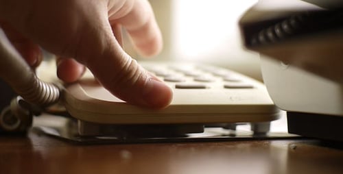 Calling On Office Telephone