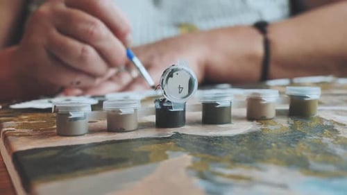 Painting by Numbers with a Paintbrush