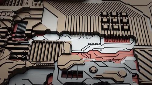 Sci-Fi-Industrie-Panel