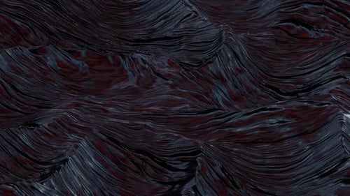 Dark Abstract Fluid Waves Seamlessly Looping Background