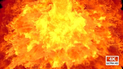 Fire Streaming And Spreading 4K