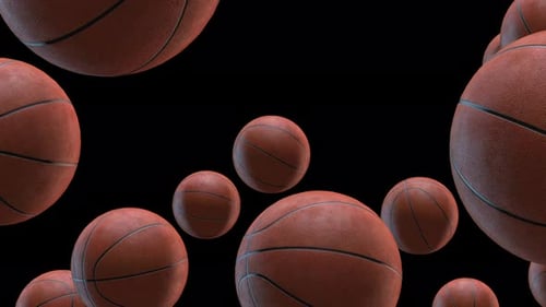 Basketball Ball Alpha Background V3