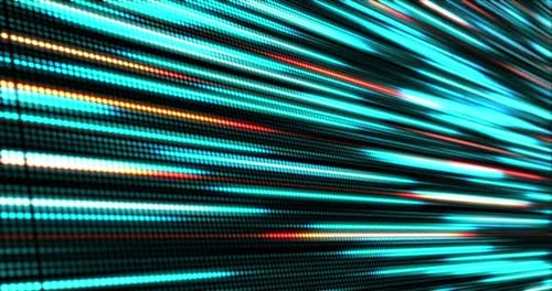 Futuristic Digital Grid Lines Fast Flowing Background