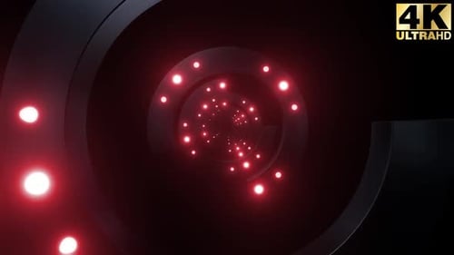 4 Colorful Circular Light Tunnel Pack