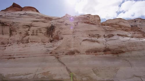 Low angle view of a cliff