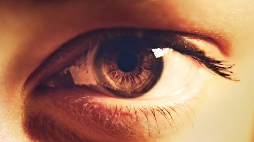 Close Up of an Eye Opening and Closing