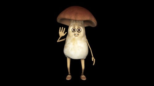 Mushroom Hello Looped Alpha Channel