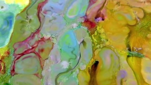 Swirling Colorful Paint Abstract Background