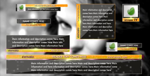 Pacote Clean Stylish Lowerthirds