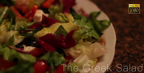 Close up of Salad on Plate