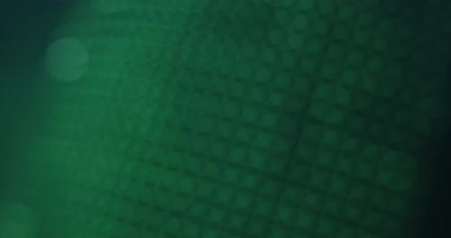 Abstract Out of Focus Lights on Blue Green