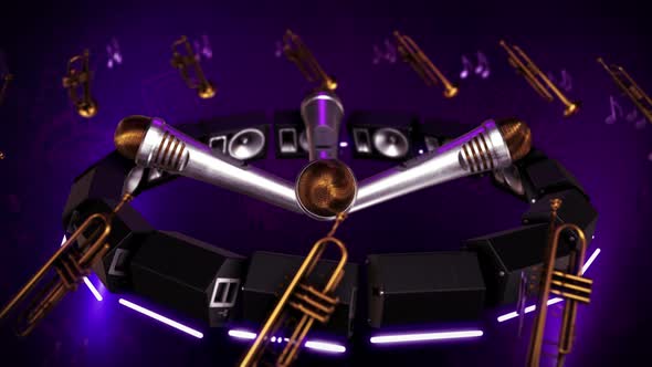 Music Production Background 2 Loop, Backgrounds Motion Graphics ft ...
