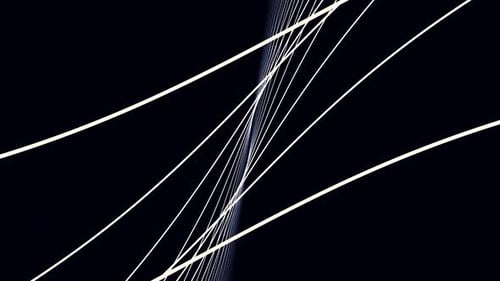 Hintergrundanimation von fließenden Lichtstreifen