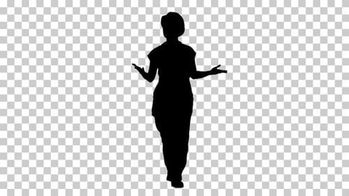 Silhouette Construction worker, Alpha Channel