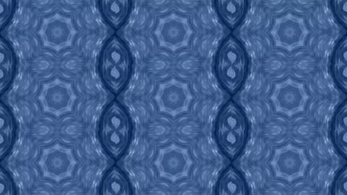 Seamless Looping Blue Abstract Geometric Pattern