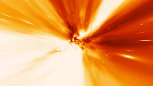 Futuristic Hyperspace Tunnel Animation for Warp Speed Travel