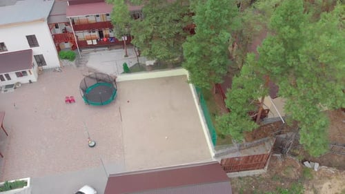 Child Playground Aerial