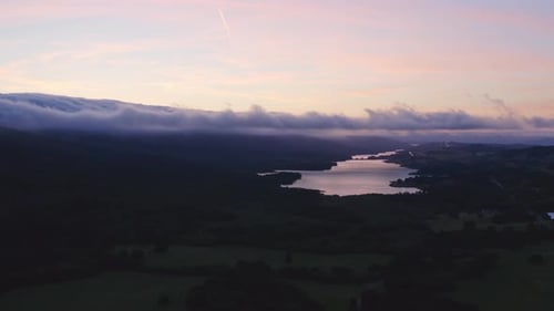 Clouds Over A Lake