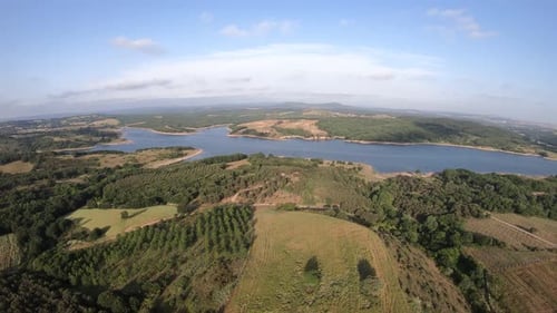 Vue aérienne de la nature