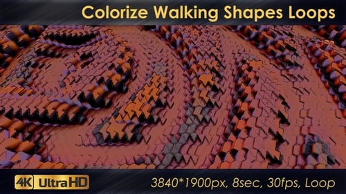 Kolorize Walking Shapes