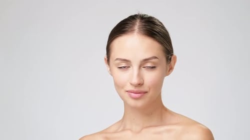 Young Woman Close Up Beauty Portrait