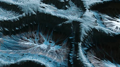 View of the Alien Planet Landscape