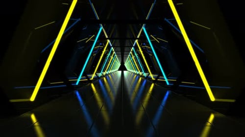 Abstract Tunnel Background 4K