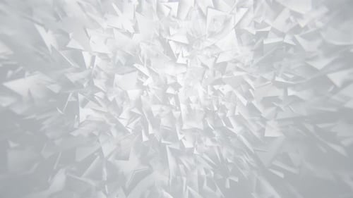 Geometric White Triangles Abstract Motion Background