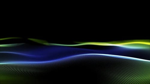 Particules à ondes numériques pour arrière-plans en tissu