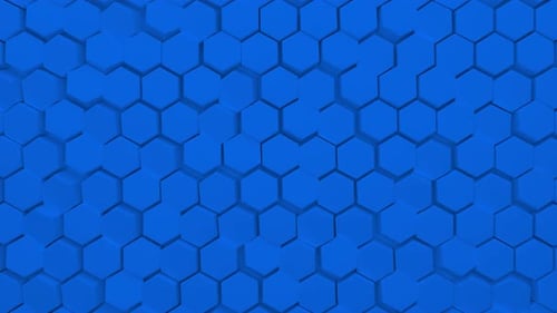 Seamless Abstract Geometric Hexagon Background Animation