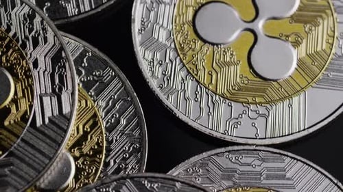 Plan rotatif de Bitcoins (cryptomonnaie numérique) - Ripple