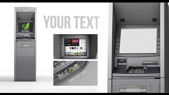 Animated ATM Cash Dispense with Digital Screen Interface, Openers ft ...