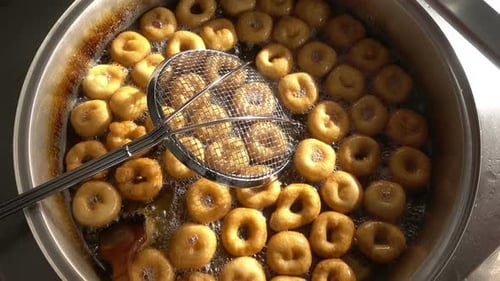 Turkish Anatolia Traditional Sweet Dessert Donut Named Lokma