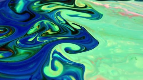 Lebendige Farben Paint Swirling Explosion 145