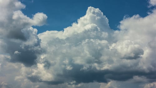 Clouds Time Lapse in a blue sky