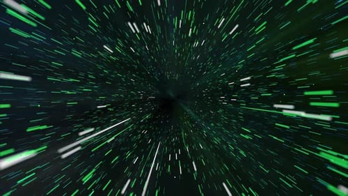 Light speed tunnel background loop