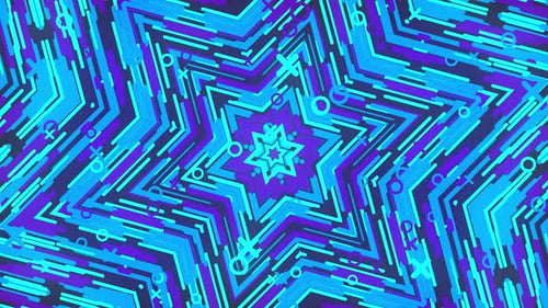 Blue Shapes Background