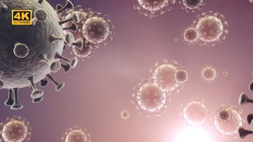 Covid-19 Coronavirus Delta Lambda Plus Variant Vaccine Background V2 - 4K