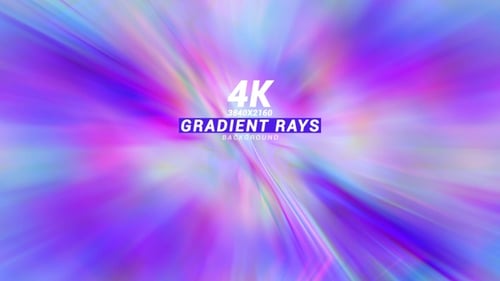 Abstract Colorful Light Rays Background Loop