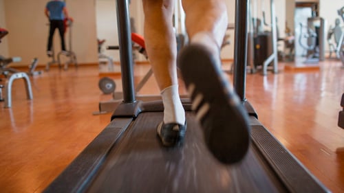 Walking Feet on Treadmill