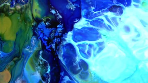 Psychedelic Galactic Paint Texture Background 187
