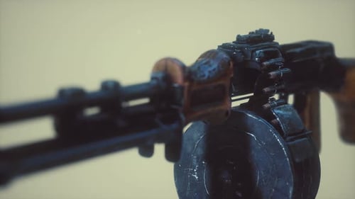 sowjetisches Maschinengewehr